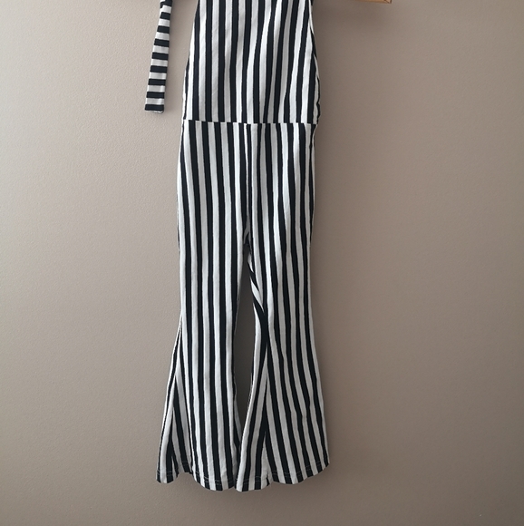 Striped One Piece Bib Pants - Picture 2 of 8